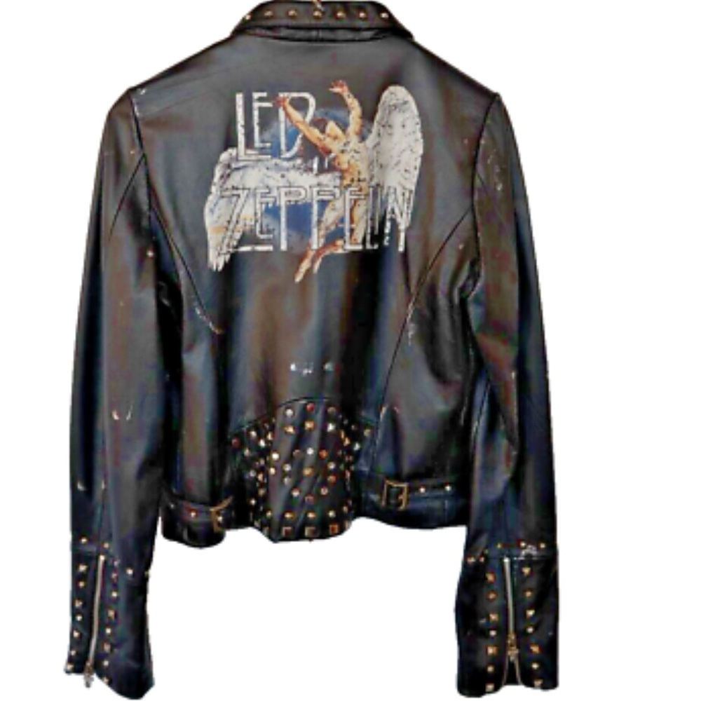Wilson’s Leather Vintage Led Zeppelin Jacket